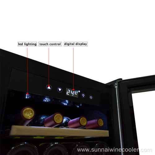Customised desktop direct cooling 12 bottles wine fridge